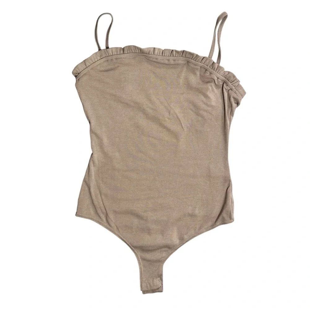 Kittenish Tan Bodysuit size small